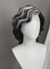 Clair Obscur: Expedition 33 Verso Black Mixed Silver Grey Wavy Lace Front Synthetic Men's Wig LF8067