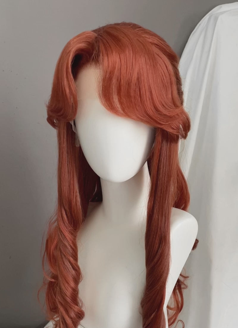 Castlevania Lenore Ginger Braided Lace Front Synthetic Wig
