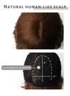 Chestnut Brown Wavy Bob Synthetic Wig NS113