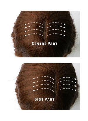 Chestnut Brown Wavy Bob Synthetic Wig NS113