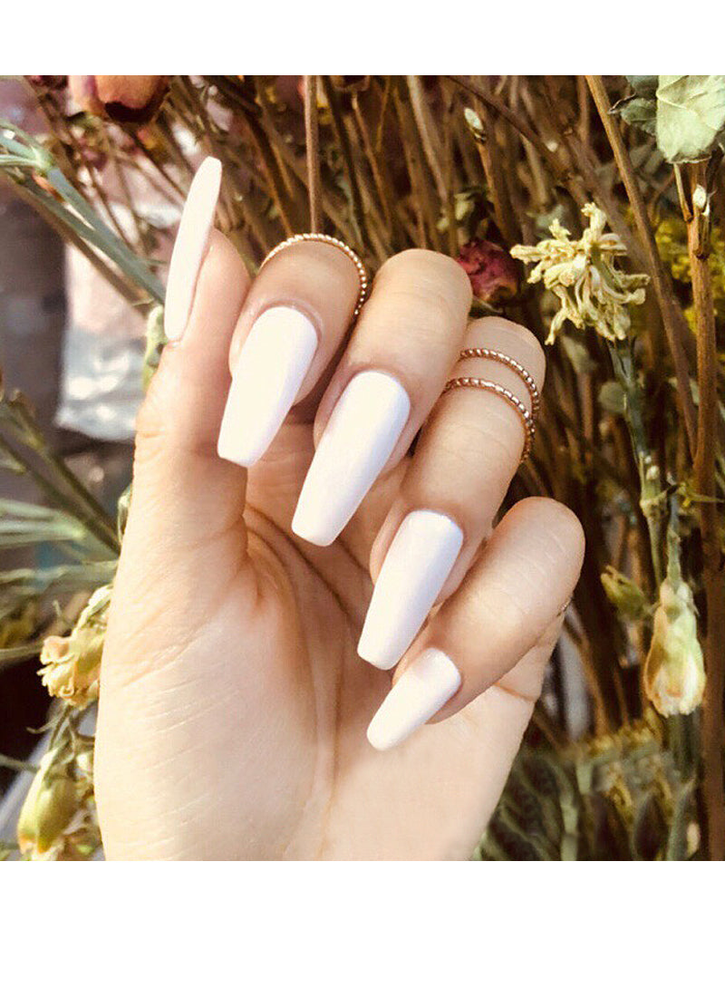 Coffin Press-On Nails FN020