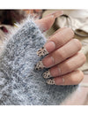 Coffin Press-On Nails FN050
