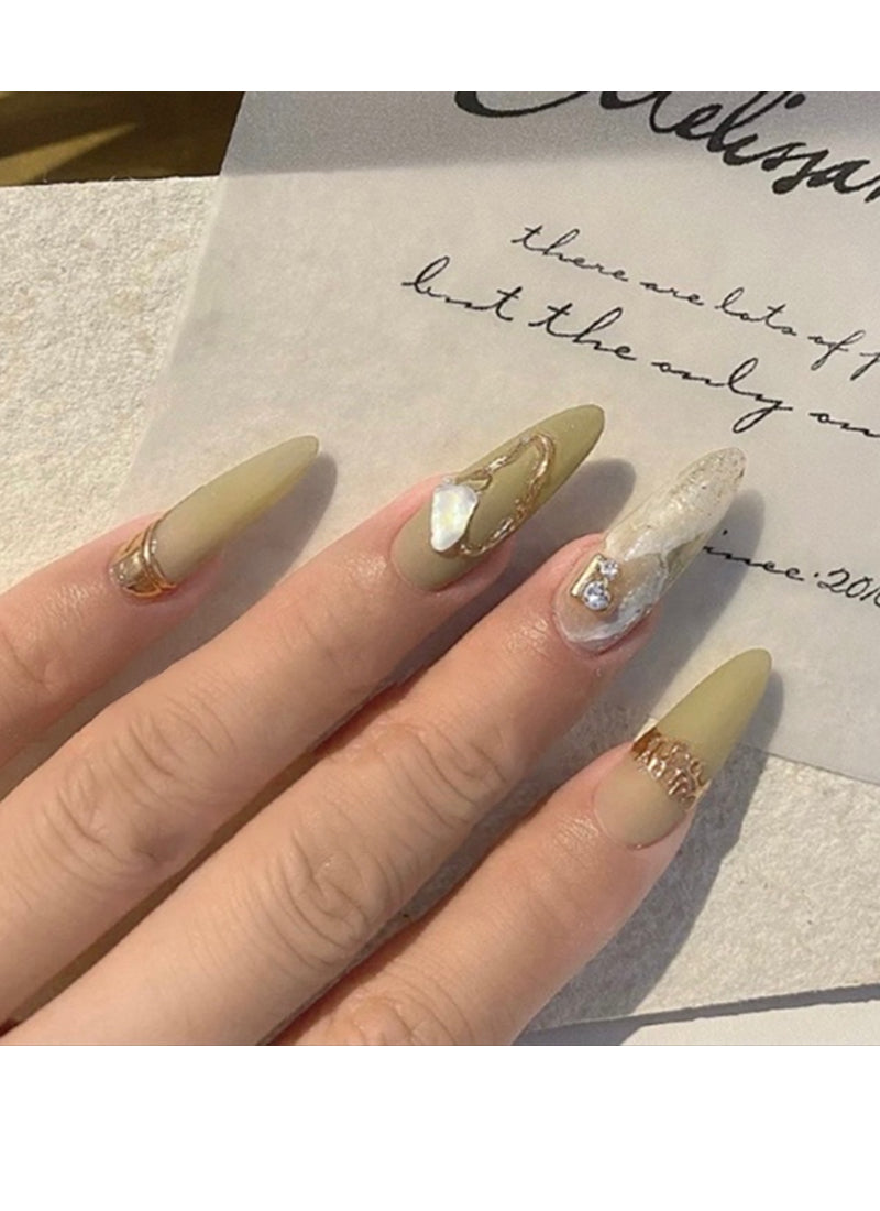 Almond Press-On Nails FN054