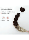 20" Halo Synthetic Flip-In Extensions