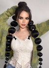 31" Festival Elastic Band Bubble Braid Synthetic Hair Ponytail Extension FP072