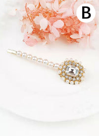 Faux Pearl Hair Clip