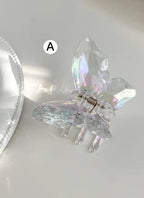 Clear Butterfly Hair Claw