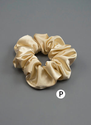 Plain Satin Scrunchie