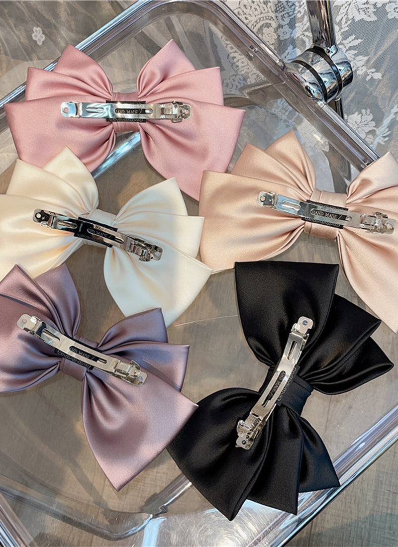 Barbie Bow Knot Satin Hair Clip FS062 – Wig Is Fashion