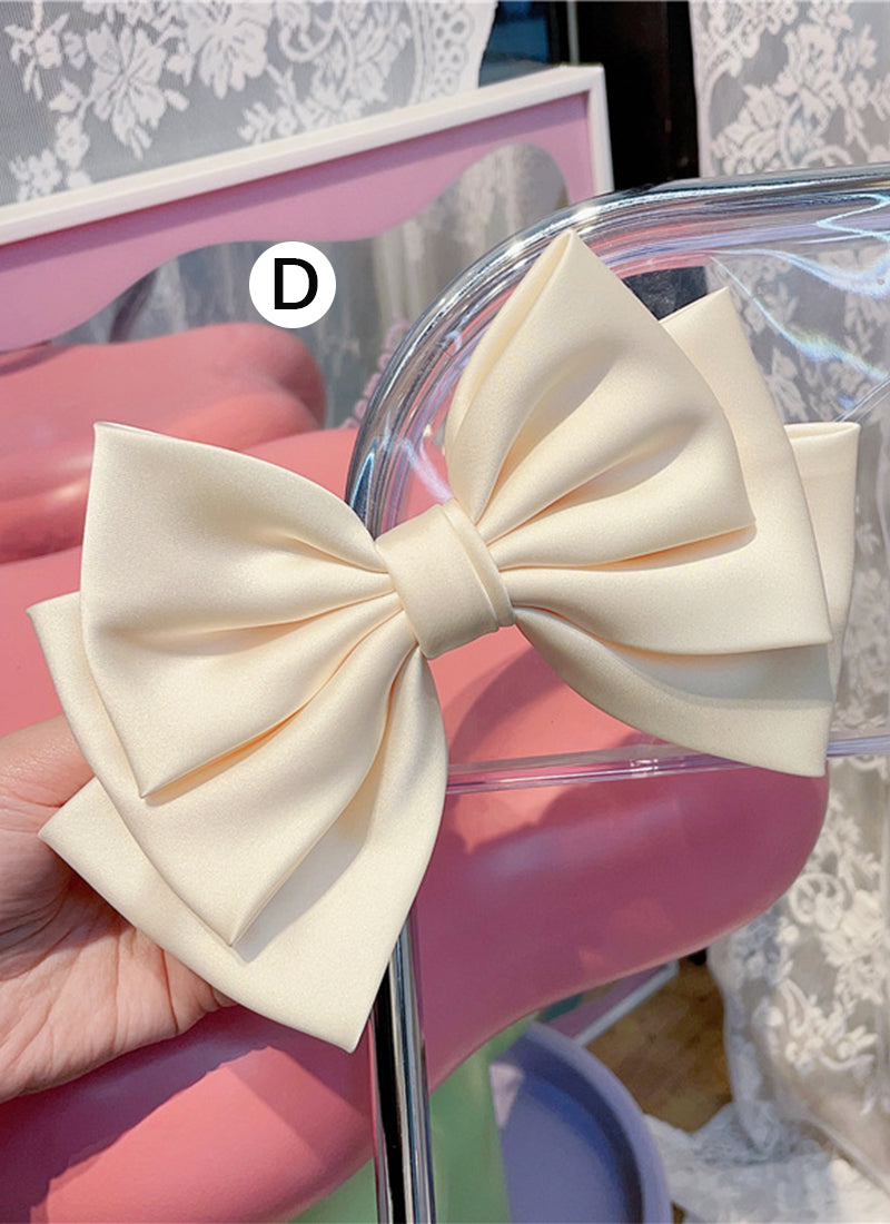 Barbie Bow Knot Satin Hair Clip FS062