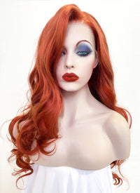 Disney Jessica Rabbit Ginger Wavy Lace Front Synthetic Wig LC735