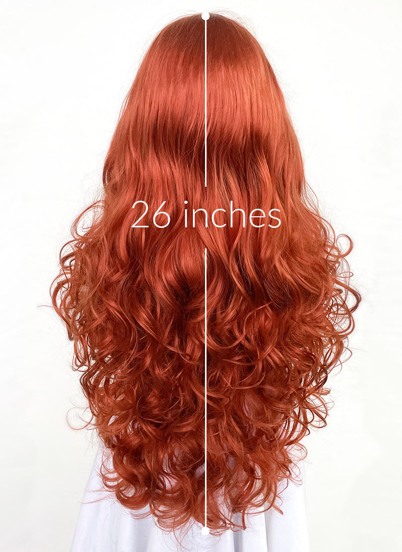 Disney Jessica Rabbit Ginger Wavy Lace Front Synthetic Wig LC735