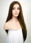 Brunette Straight Lace Front Synthetic Wig LF006