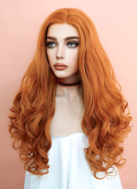 Ginger Wavy Lace Front Synthetic Wig LW085E