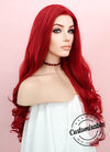 Wavy Red Lace Wig CLF085 (Customisable)