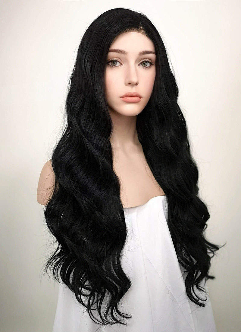 Jet Black Lace Front Wig | WigIsFashion