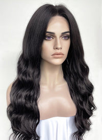 The Witcher 3 Yennefer of Vengerberg Natural Black Wavy Lace Front Synthetic Wig LF095A