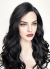 Wavy Black Lace Front Synthetic Wig LF110