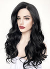 Wavy Black Lace Front Synthetic Wig LF110