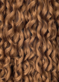 Brown Curly Lace Front Synthetic Wig LF1311