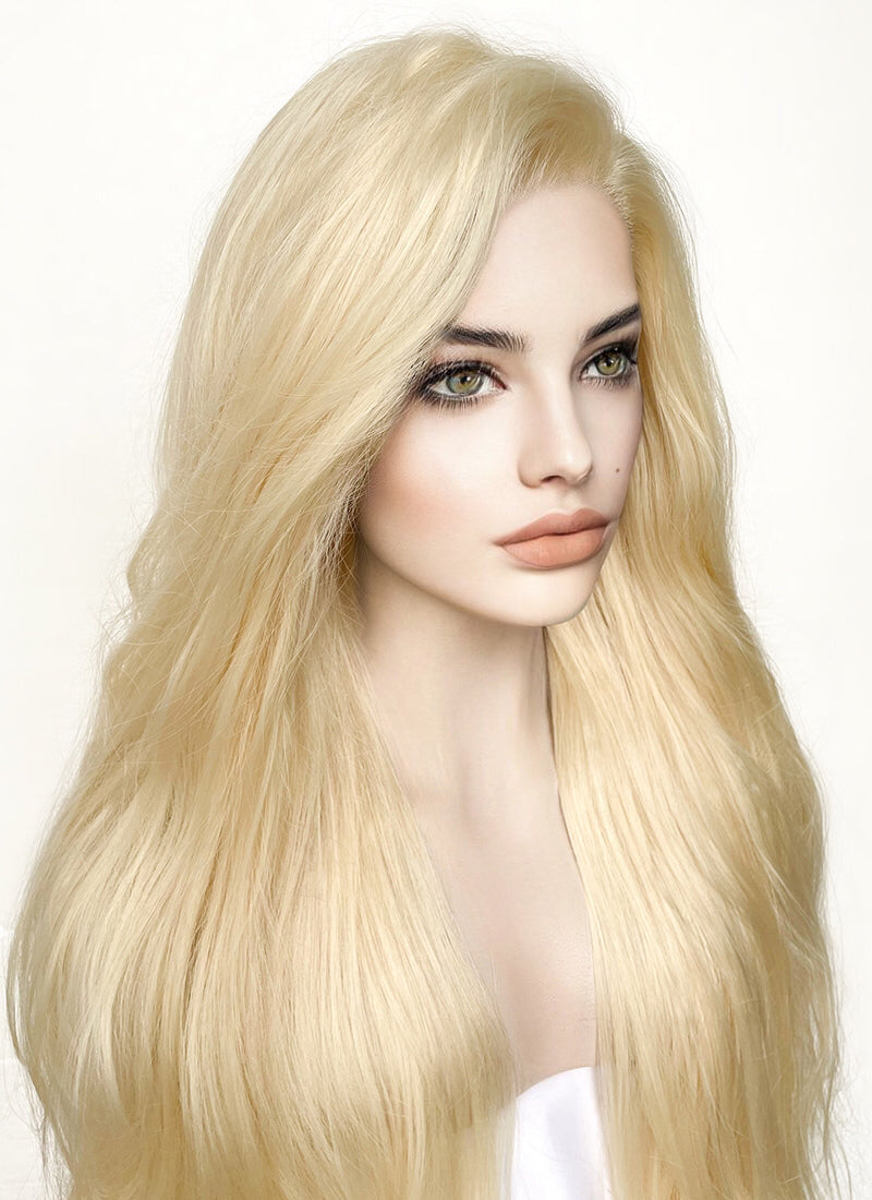 Blonde Straight Lace Front Synthetic Wig LF1314