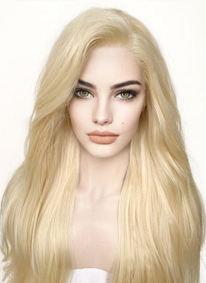 Blonde Straight Lace Front Synthetic Wig LF1314
