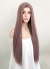 Straight Ash Purple Lace Front Synthetic Wig LF1587