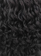 Spiral Curly Black Lace Front Synthetic Wig LF166