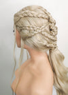 Game of Thrones Daenerys Targaryen Light Ash Blonde Braided Lace Front Synthetic Wig LF2037