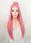 Pink Braided Lace Front Synthetic Wig LF2067