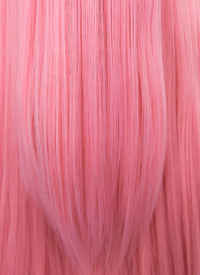 Pink Braided Lace Front Synthetic Wig LF2067
