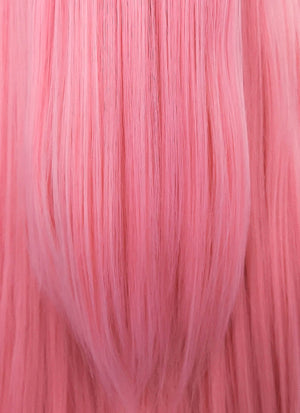 Pink Braided Lace Front Synthetic Wig LF2067