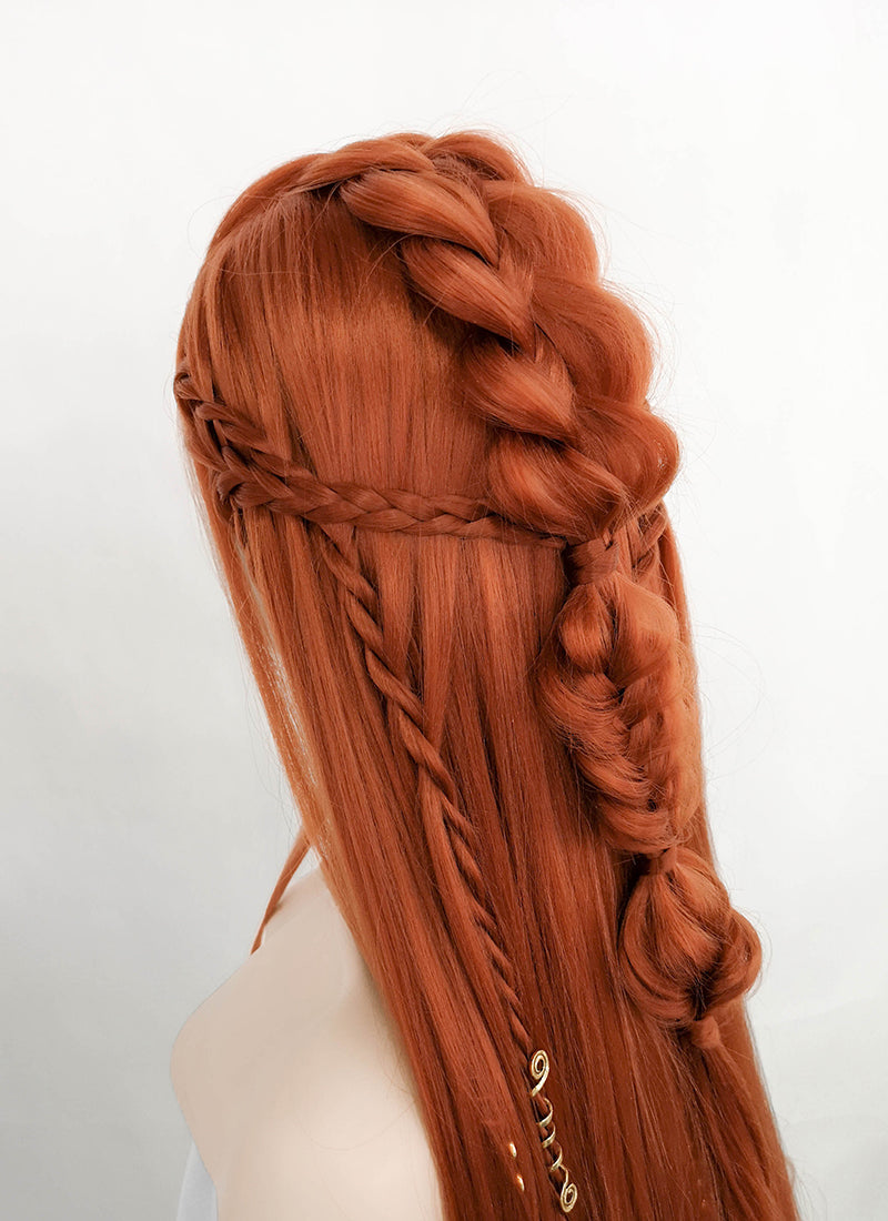Ginger Braided Yaki Lace Front Synthetic Wig