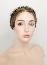 Mixed Ash Blonde Braided Lace Front Synthetic Wig LF2098