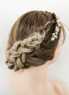 Mixed Ash Blonde Braided Lace Front Synthetic Wig LF2098