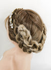 Mixed Ash Blonde Braided Lace Front Synthetic Wig LF2098