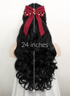 Black Braided Lace Front Synthetic Wig LF2099