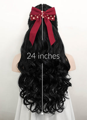 Black Braided Lace Front Synthetic Wig LF2099