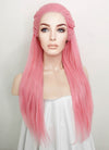 Pink Braided Lace Front Synthetic Wig LF2100