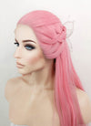 Pink Braided Lace Front Synthetic Wig LF2100