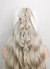 Pastel Ash Blonde Braided Lace Front Synthetic Wig LF2101