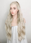 Pastel Ash Blonde Braided Lace Front Synthetic Wig LF2101