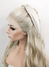 Pastel Ash Blonde Braided Lace Front Synthetic Wig LF2101