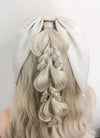 Pastel Ash Blonde Braided Lace Front Synthetic Wig LF2101