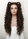 Brunette Braided Lace Front Synthetic Wig LF2104