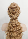 Golden Blonde Braided Lace Front Synthetic Wig LF2106