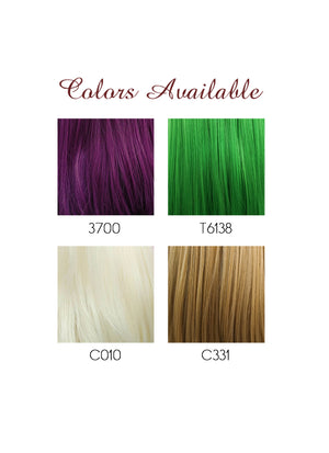 Pastel Blondish Grey Braided Lace Front Synthetic Wig LF2115