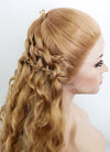 Golden Blonde Braided Lace Front Synthetic Wig LF2116