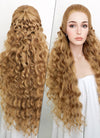 Golden Blonde Braided Lace Front Synthetic Wig LF2116