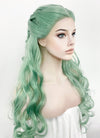 Pastel Green Braided Lace Front Synthetic Wig LF2129